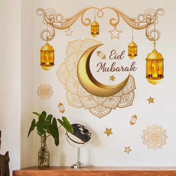 Eid Mubarak Wall Stickers Ramadan Window Stickers STIL 7 STIL Style 7