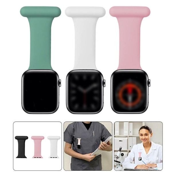 Nurse Watch Pin Armbånd Urbånd MØRKEBLÅ 42/44/45MM dark blue 42/44/45mm