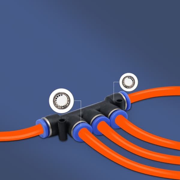 2 st Push To Connect-kopplingar Rörkopplingar 8MM 8mm
