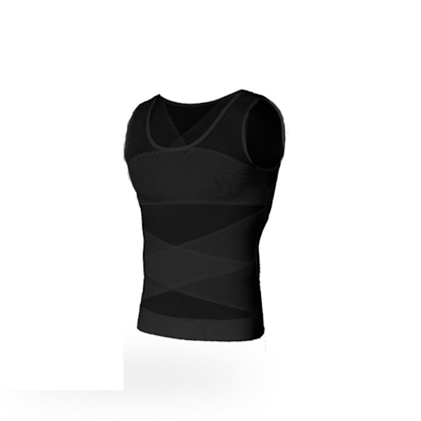 Slankevest Slankebånd Bælte SORT L black L