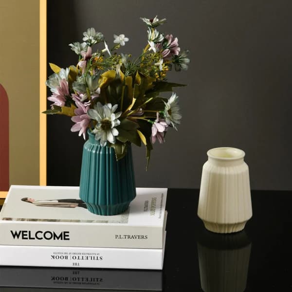 Blomstervase Blomsterpotte HVID White