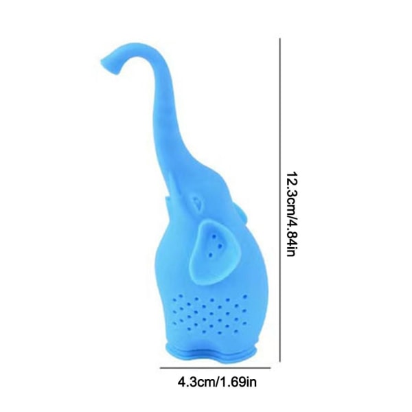 Silikon tesil Animal Tea Infuser GRØNN Green