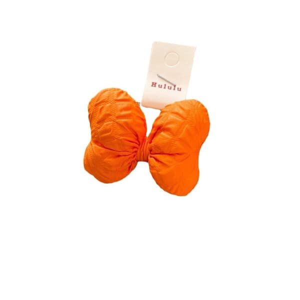 Store Hårbånd med Sløjfe Elastikker ORANGE orange