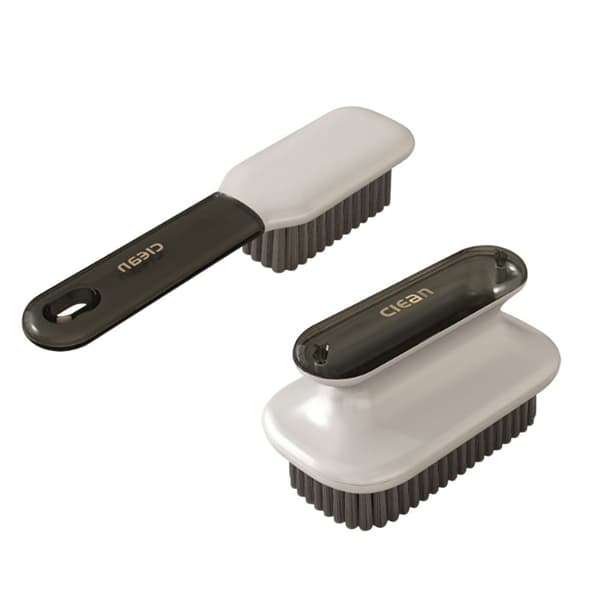 2 stk klesbørste, klesbørste, flekkbørste Gray 2 Pcs-2 Pcs