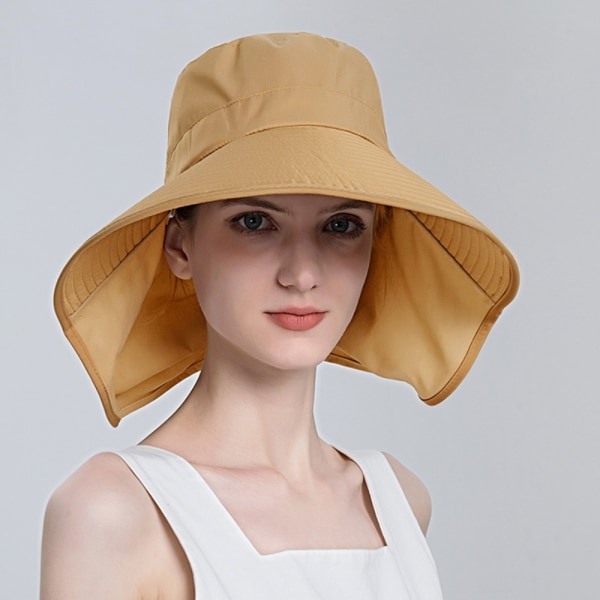 Beach Visor Ponytail Cap Kesäinen aurinkohattu naisille KHAKI khaki