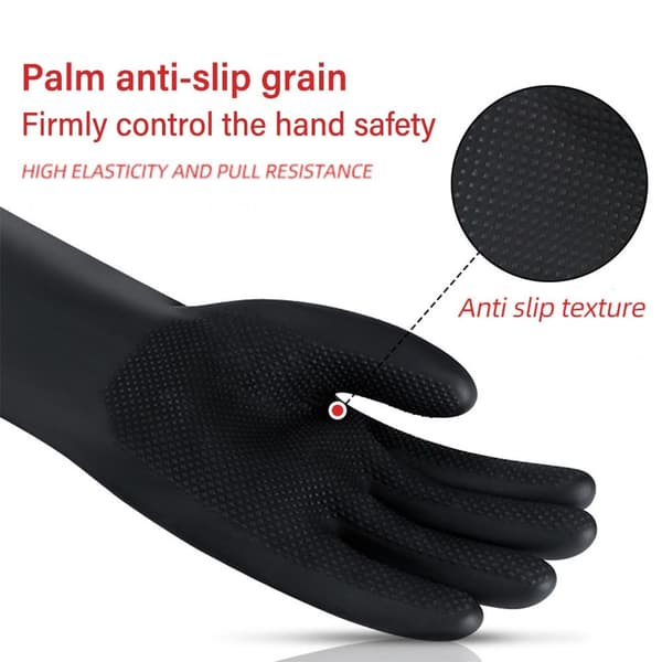 Work Safe Handsker Syre- og Alkaliresistente Handsker 45CM 45CM 45CM