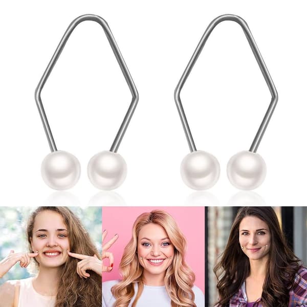 1 Par Dimple Trener Dimple Maker for Kinner HVIT white