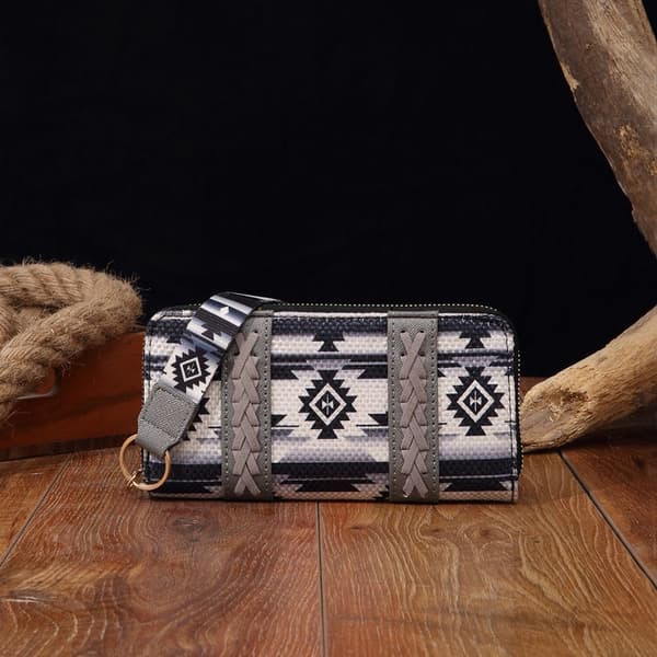 Bohemisk Clutch Väska Retro Tryck Plånbok 8 8