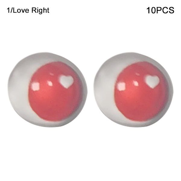 Dockor Eyeballs Glass Dolls Eyes LOVE RIGHT1 1 Love Right1