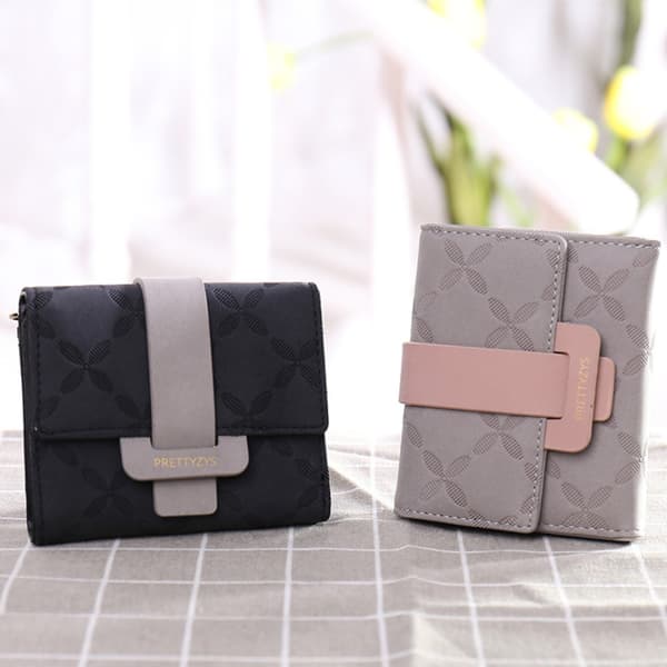 Lyhyt lompakko harmaa grey