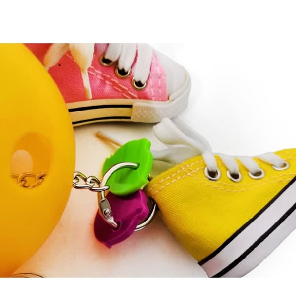 Fugle Legetøj til Foder Mini Sneakers Sportssko Legetøj med