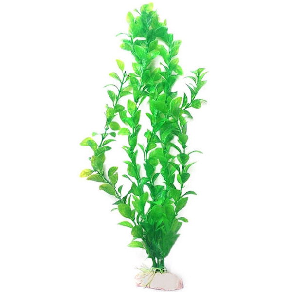 2 STK Simulering Vandplante Aquatic Fish Tank Planter GRØN Green