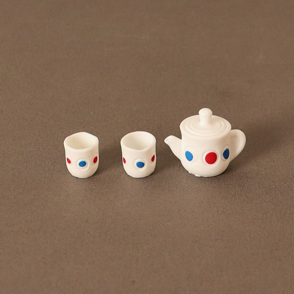 Dukkehus Miniature Tea Simulation Tea Pot 2 2 2