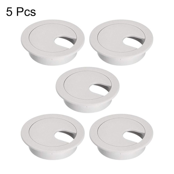 5 kpl Kaapelin reiän cover Johto Kaapelin läpiviennit Reiän cover HARMAA 5 KPL grey 5pcs