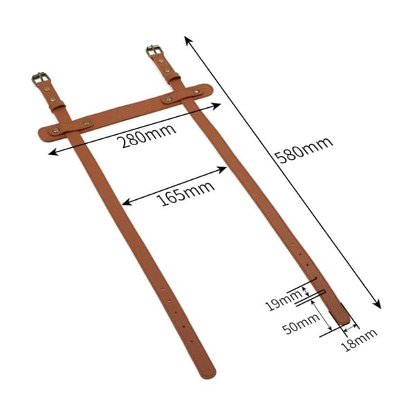 Filtbärrem Yogamatterem LJUSBRUN Light Brown