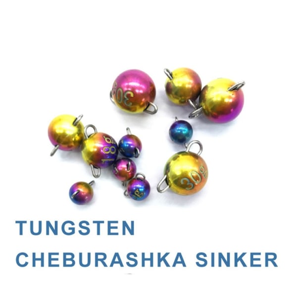 Fiske Tungsten fall Sinker 2G 2G 2g