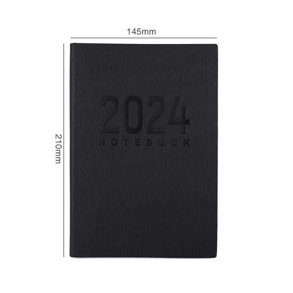 2024 Diary Book 2024 Planner Notebook STIL B-SORT STIL Style B-Black