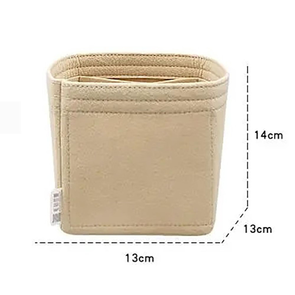 Filt Insatsväska Väskfoder BEIGE 1# 1# Beige 1#-1#