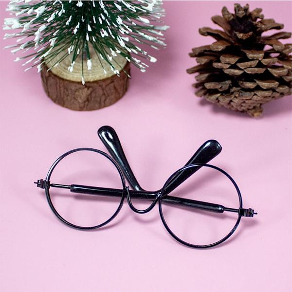 Doll Glasses Pehmo Doll Silmälasit MUSTA Black