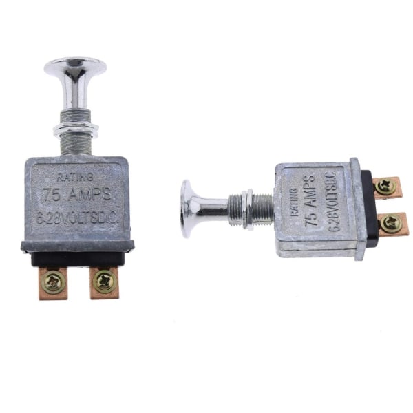 2 kpl Heavy Duty Push-Pull Switch Heavy Duty Push-Pull-On-Off