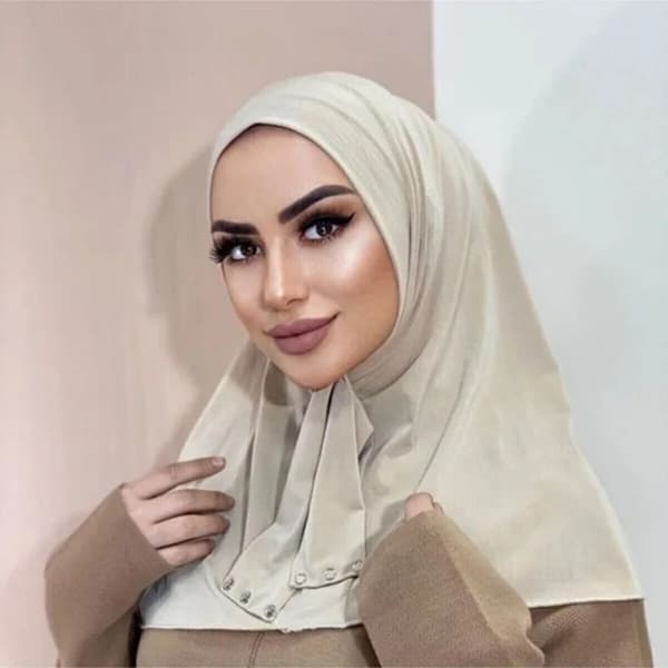 Muslimsk turban hodeplagg skjerf KAMEL Camel