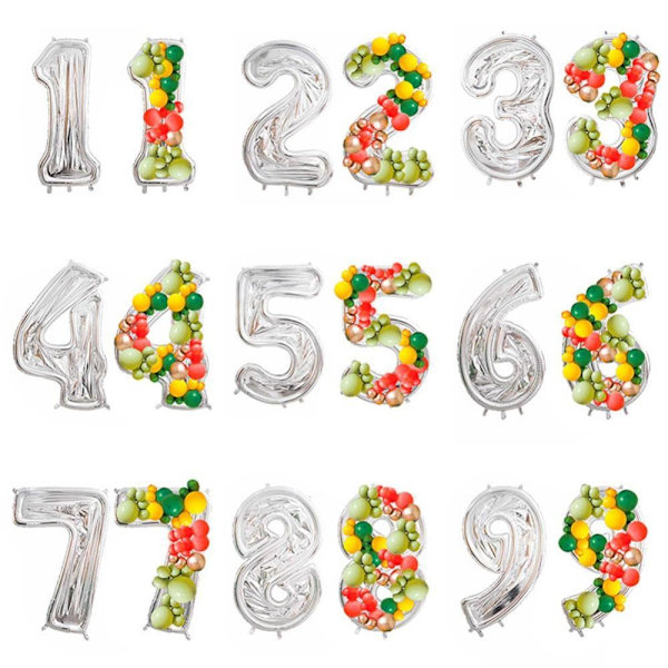 Numeropallokehys Numeropalloteline 2 2 2
