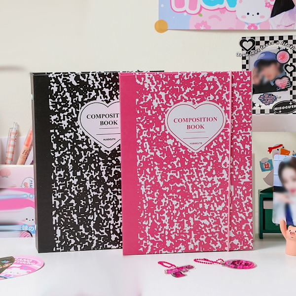 A5 Binder Bog Foto Album SORT SORT Black