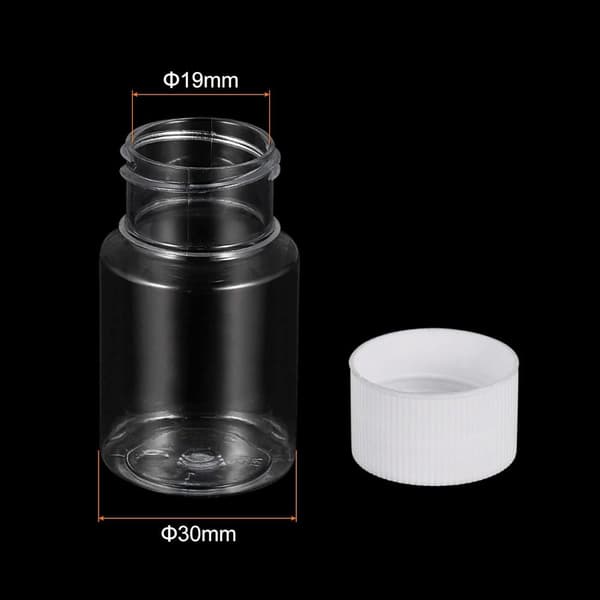 Reagensflaska Plast 30ML 1ST 1ST 30ml1pc