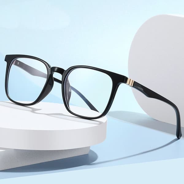 Oversized briller med anti-blått lys, TRANSPARENT Transparent