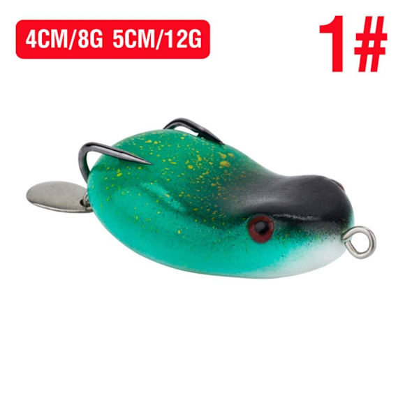 Kalasammakkoviehe Kumisammakko BLACK&GREEN 8G 8G black&green 8g-8g