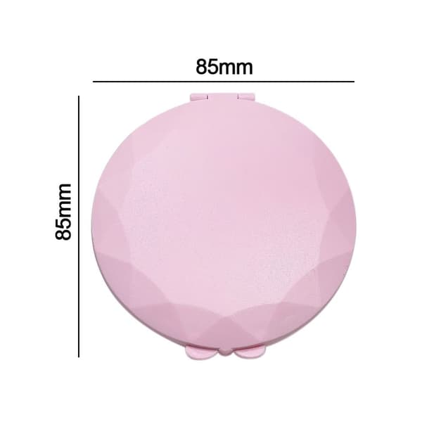 LED-valollinen meikkipeili, mini taskupeili, PINKKI pink