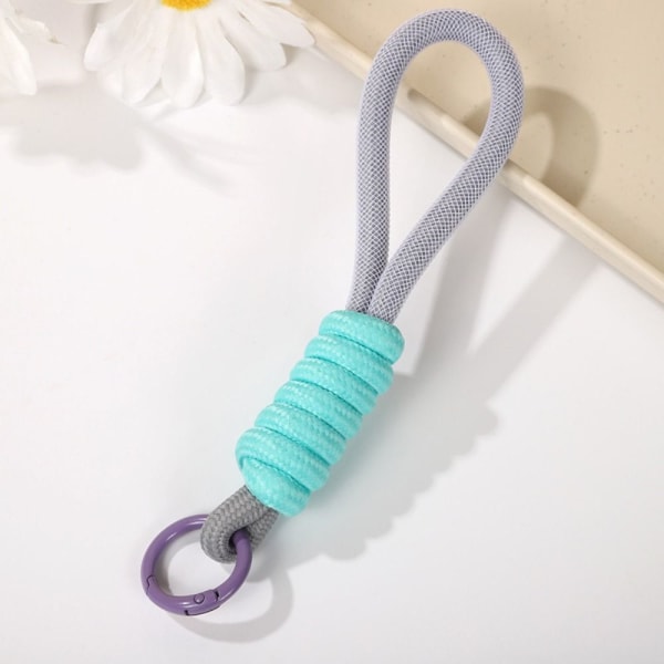 Flettet Nøkkelring Nøkkelring Anti Lost Knot Rope Strap 3 3 3