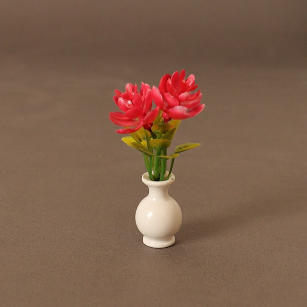 Dukkehus Miniature Plastic Simulation Vase 2 2 2