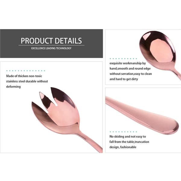 Salladssked Shara Gaffel SVART GAFFEL GAFFEL Black Fork-Fork