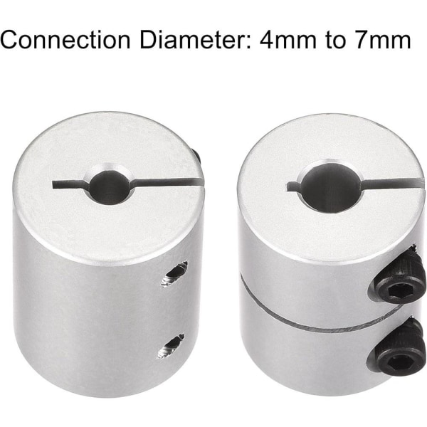 2 stk Joint Motor Connector Clamp-On koblinger 8MM X 4MM 8MM X 8mm x 4mm