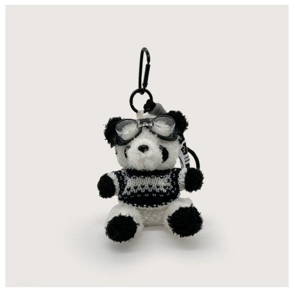 Panda Doll Nøgleringe Panda Pilot Pendant C C C