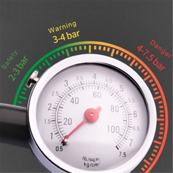 Dæktryksmåler Manometer Dækmåler