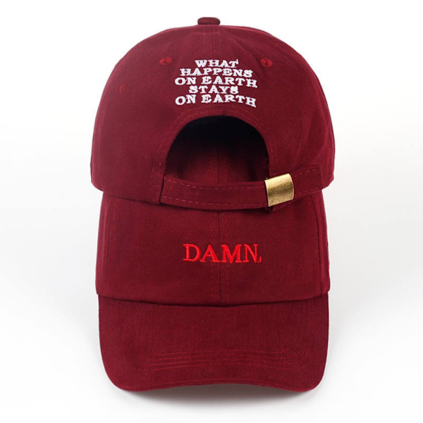 Earth Dad Hat Hip Hop Kasket SORT black