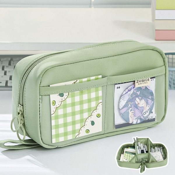 Paperilaukku kynäpussi VIHREÄ Green