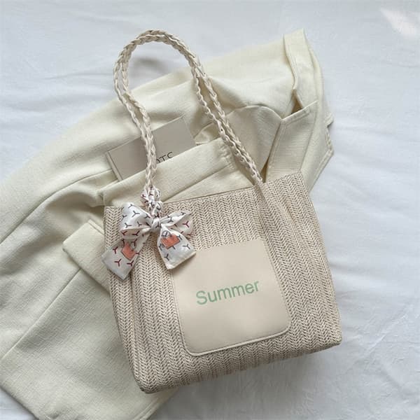 Tote Bag Strandveske HVIT White