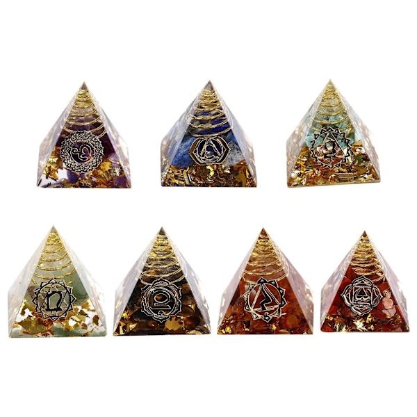 Krystal Pyramide Ornament Krystal Tårn Dekoration E E E