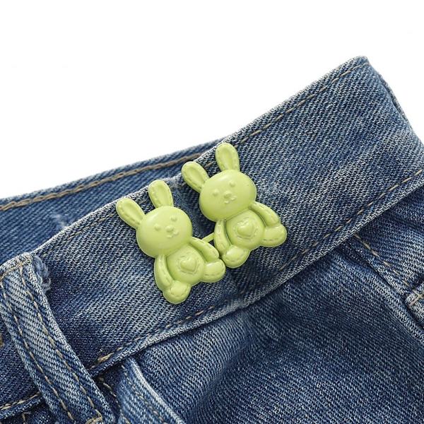 Midjeknapp Jeans Bältesspänne GRÖN green