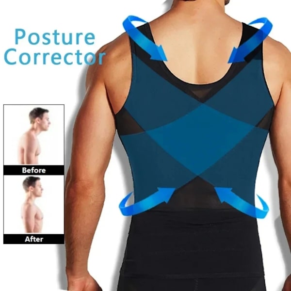 Slimming Väst Slimming Strap Bälte VIT L white L
