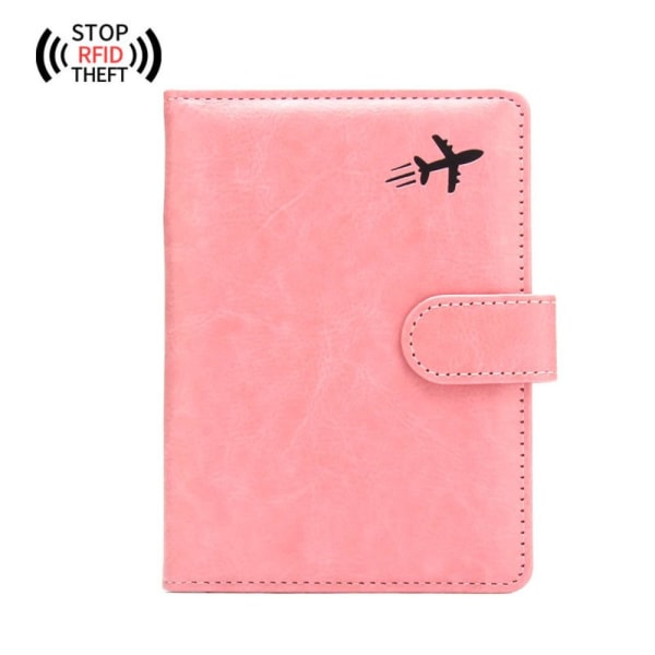 RFID Business Pas Cover Dokument Kreditkort etui PINK Pink