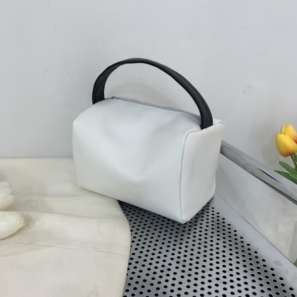 Handväska Liten fyrkantig väska VIT White