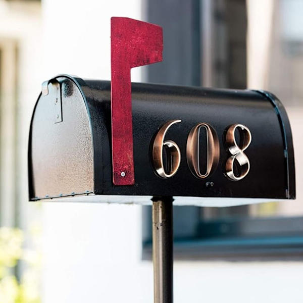 3D Brevlåda Numbers Digital Signage Number Stickers