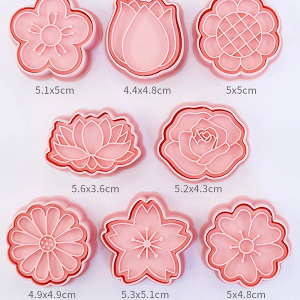8st/ Set Cookie Cutters Set Form Cookie Stamp DIY Cake
