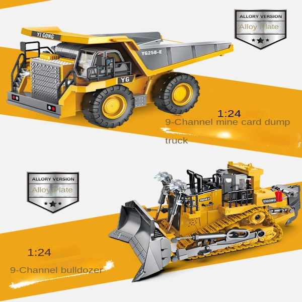 Fjernkontroll Gravemaskin RC Biler GRAVEMASKIN GRAVEMASKIN excavator