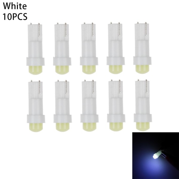 T5 Led Valot Kojelaudan valo VALKOINEN 10 KPL 10 KPL White 10Pcs-10Pcs