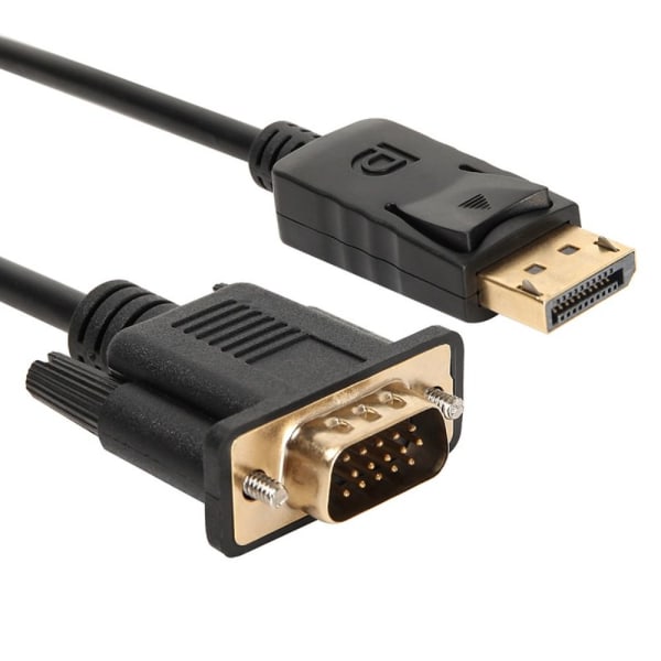 DP til VGA Kabel Adapter Conventer 1.8m